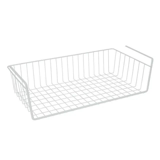 metaltex-babatex-corbeille-suspendre-blanc-panier-de-rangement-m-tal-plastifi-30 image 1