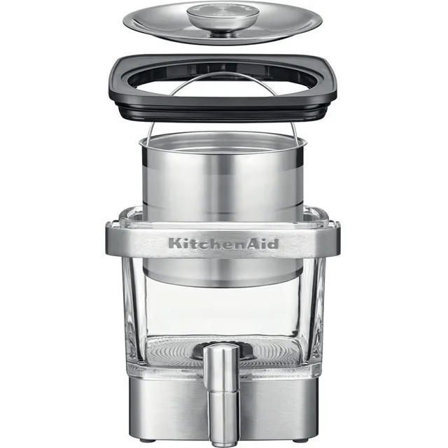 kitchenaid-5kcm4212sx-cafeti-re-cold-brew-acier-inoxydable-argent image 1