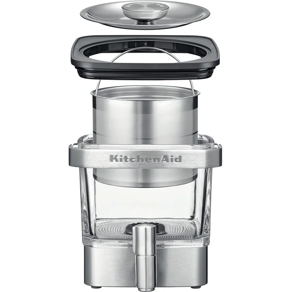kitchenaid-5kcm4212sx-cafeti-re-cold-brew-acier-inoxydable-argent image 1