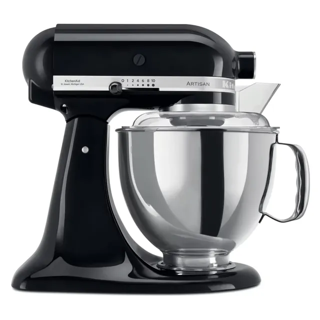 kitchenaid-artisan-robot-p-tissier-5ksm175-5-accessoires-2-bols-inox image 1