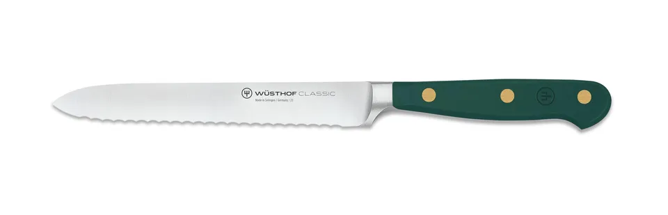 w-sthof-classic-tranchelard-14-cm-lame-crant-e-fresh-rosemary-vert image 1
