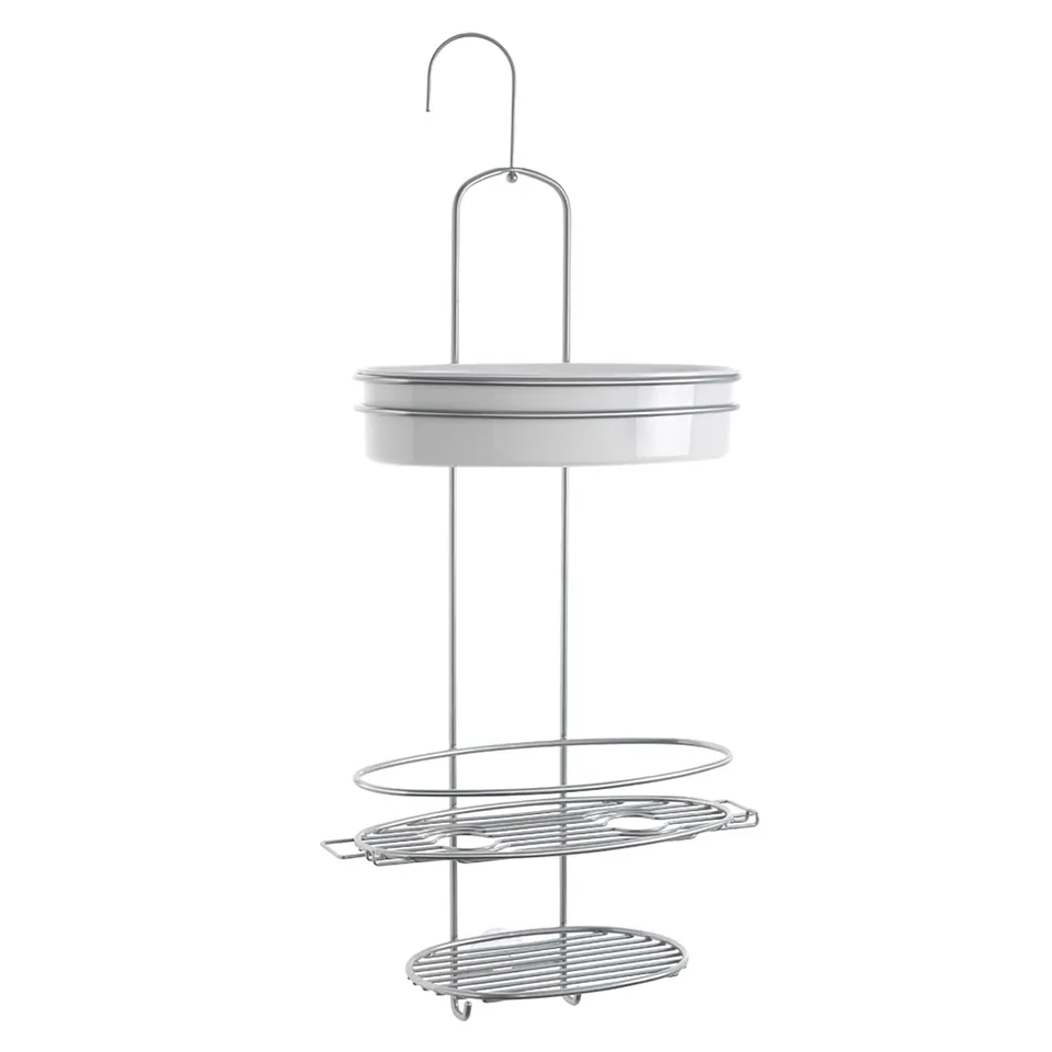 metaltex-orbit-tag-re-de-douche-3-niveaux-acier-inoxydable-29-x-13-x-65-cm image 1