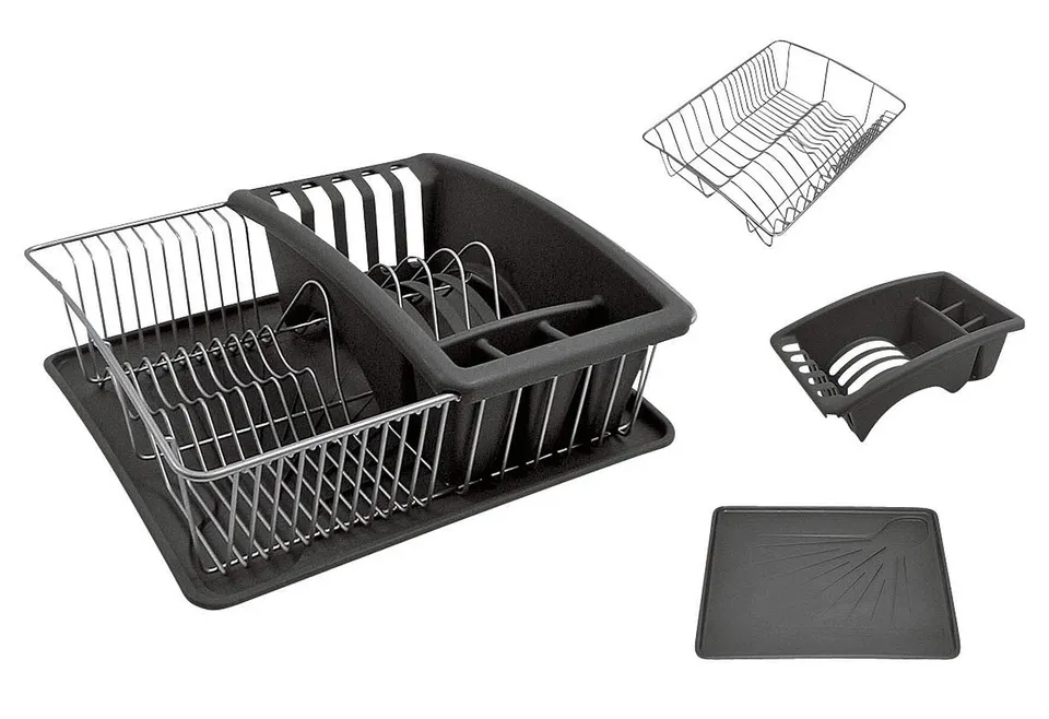 metaltex-aquatex-plus-gouttoir-vaisselle-avec-plateau-amovible-35-x-32-cm image 1