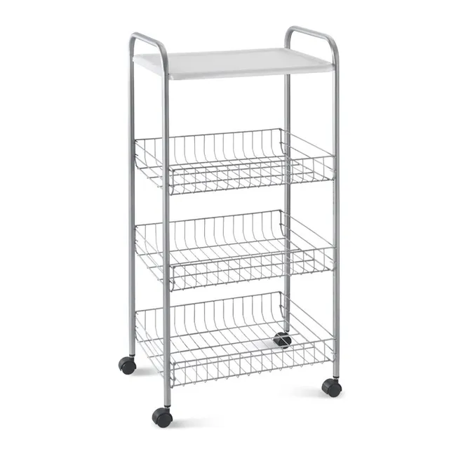 metaltex-343503-resserre-d-montable-3-paniers-atlanta-acier-inoxydable-39x30x84- image 1