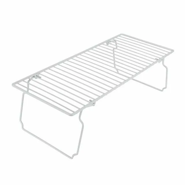 metaltex-totem-pont-de-rangement-pliable-47x21x14-cm-blanc image 1
