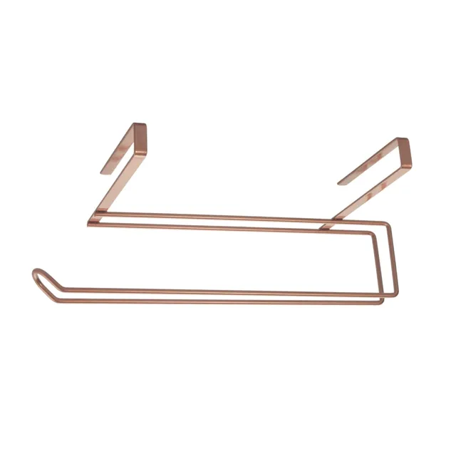 metaltex-easy-roll-porte-essuie-tout-sous-meuble-sans-per-age-cuivre image 1