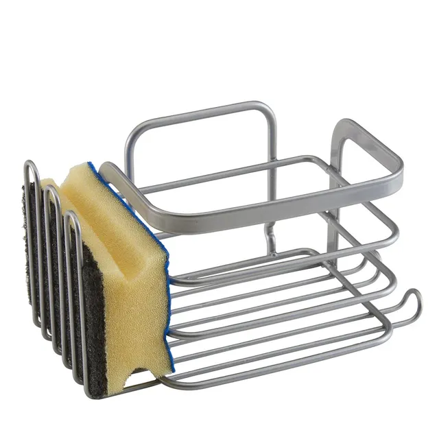 metaltex-eureka-panier-porte-ponge-avec-support-adh-sif image 1