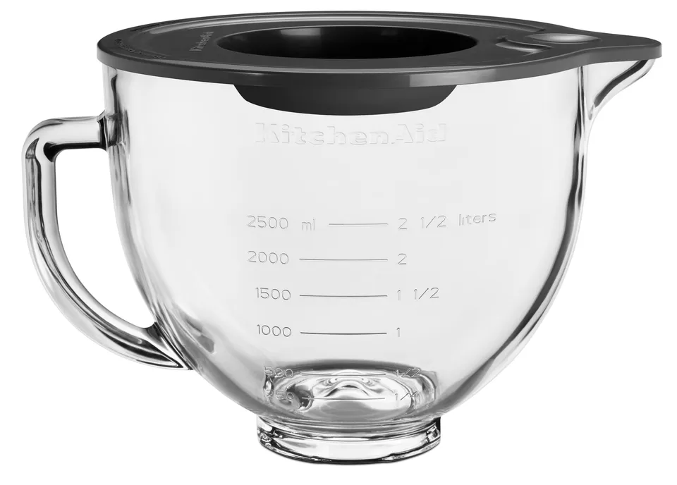 kitchenaid-bol-m-langeur-en-verre-4-7l-avec-bec-verseur-et-couvercle-silicone image 1
