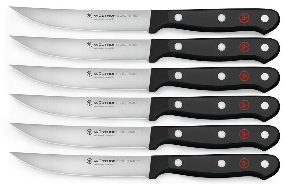 w-sthof-gourmet-6-couteaux-steak-lames-12-cm-manche-synth-tique image 1