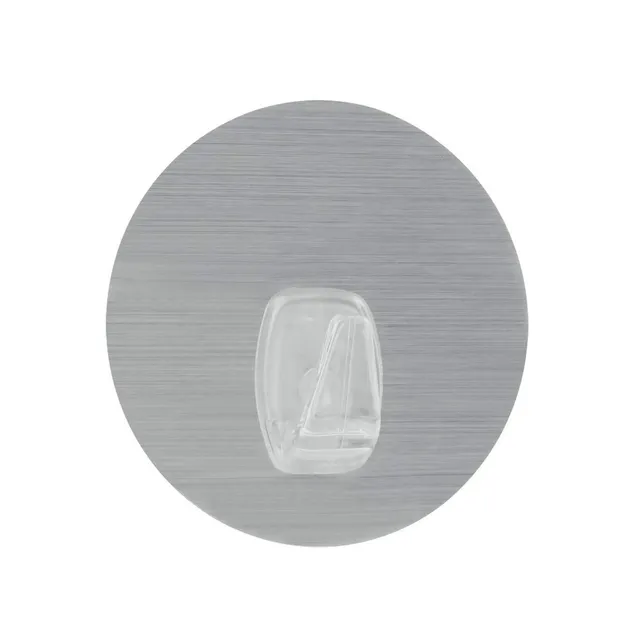 metaltex-294802-crochet-statique-u-fix-sans-colle-ni-vis-argent-8-5-cm image 1