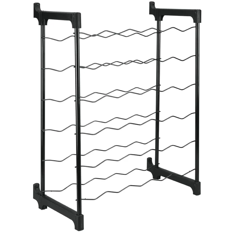 metaltex-casier-bouteilles-chianti-30-bouteilles-noir-dimensions-50x27x61-cm-d-m image 1