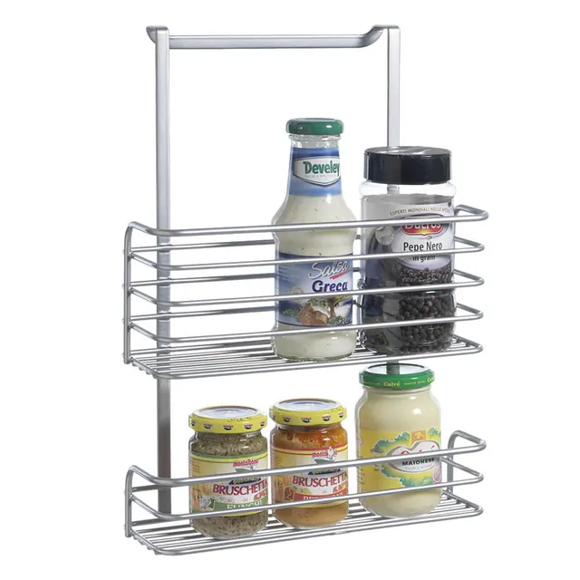 metaltex-galileo-350612-tag-re-de-rangement-2-niveaux-26-x-12-x-36-cm-avec-rev-t image 1
