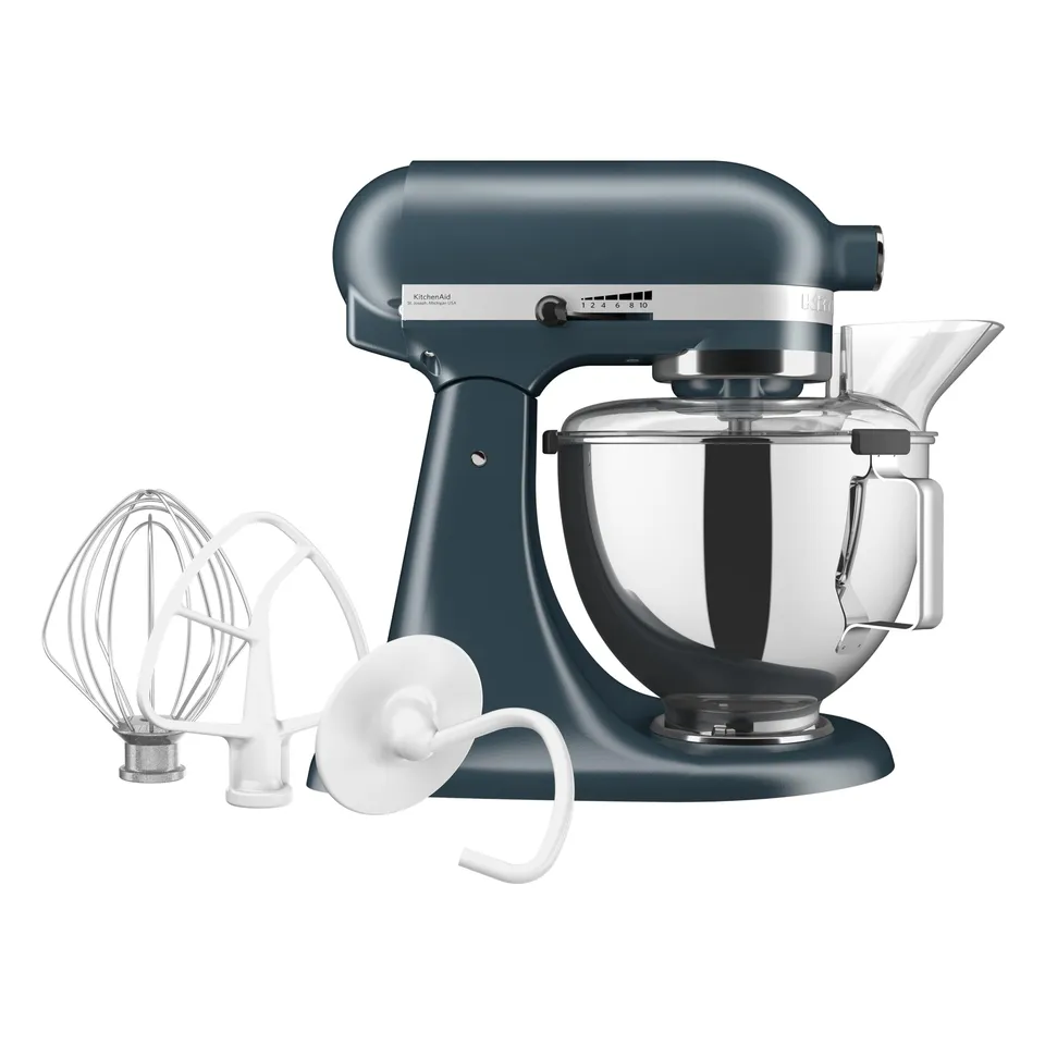 kitchenaid-classic-robot-p-tissier-4-3-l-t-te-inclinable-10-vitesses-acier-bleu image 1