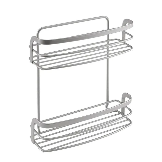 metaltex-eureka-porte-pices-mural-2-tages-20-x-8-x-25-cm-avec-rev-tement-polythe image 1