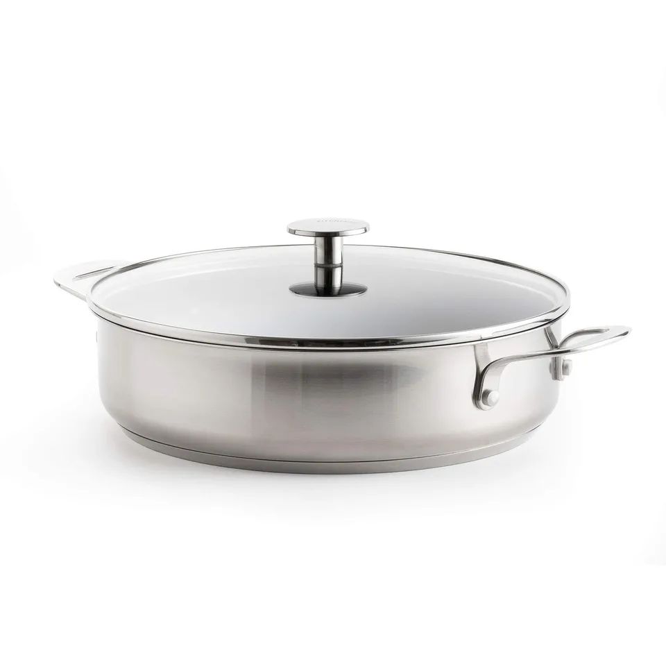 kitchenaid-sauteuse-en-acier-inoxydable-antiadh-sive-28-cm-4-3-l image 1