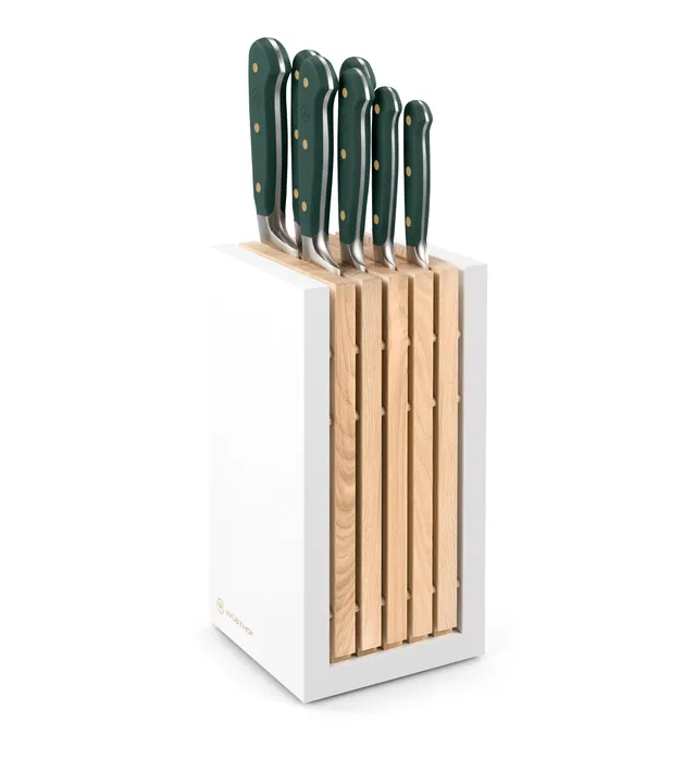 w-sthof-classic-bloc-couteaux-avec-7-couteaux-fresh-rosemary-vert image 1