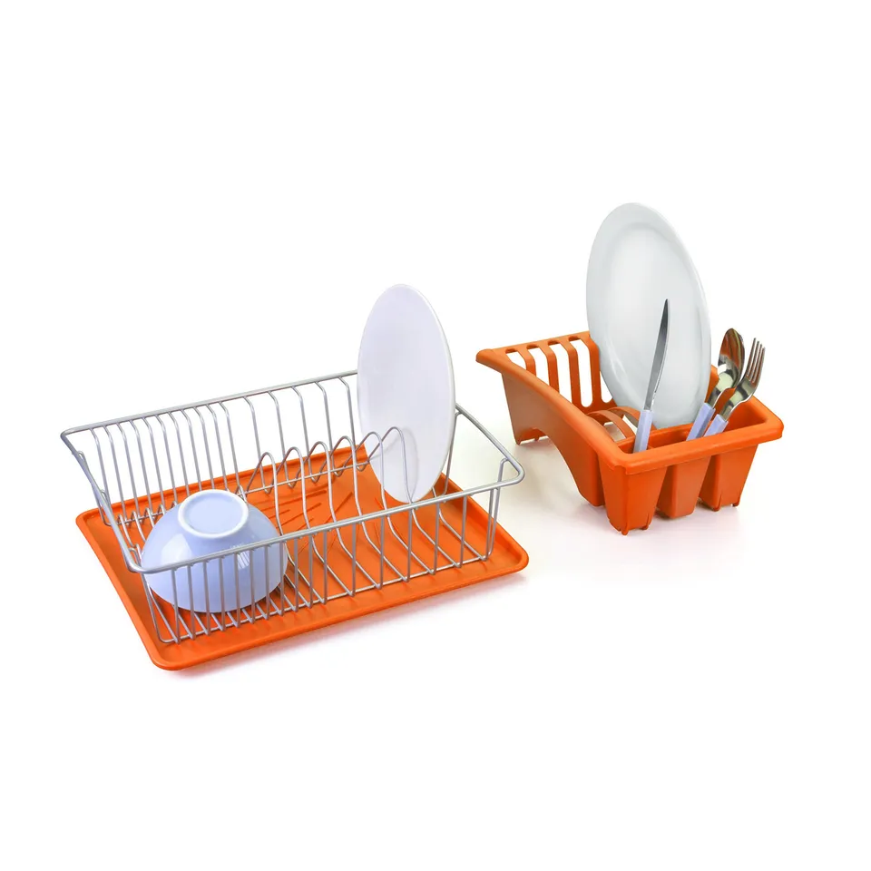 metaltex-gouttoir-aquanet-plus-mandarine-avec-plateau-m-tal-plastifi-dimensions- image 1