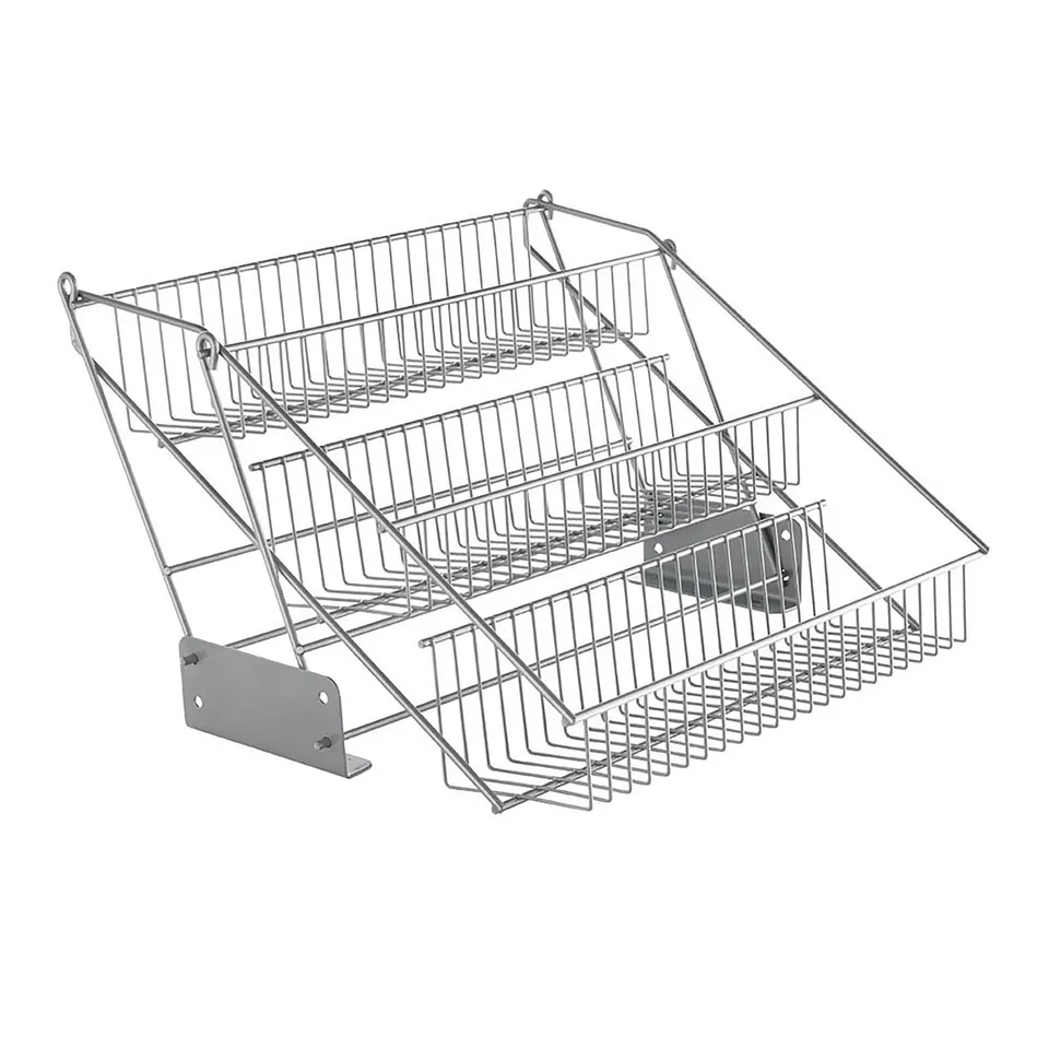 metaltex-up-down-tag-re-pices-rabattable-3-niveaux-organiseur-de-placard-avec-sy image 1