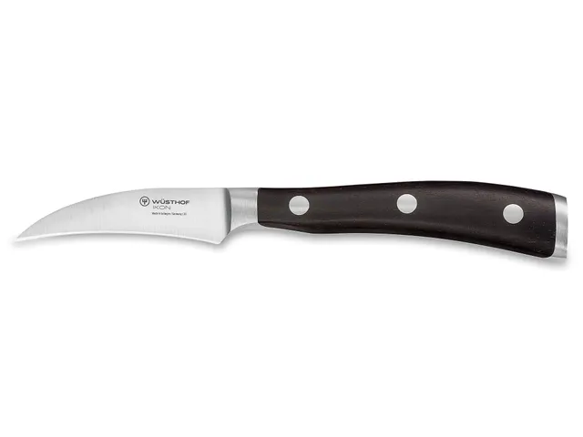 w-sthof-ikon-couteau-l-gumes-7-cm-lame-courb-e-bec-d-oiseau-manche-bois image 1