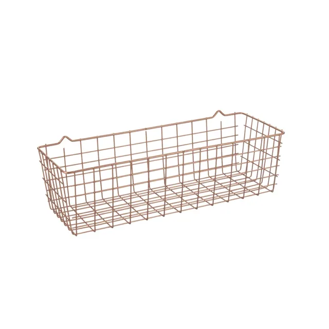 metaltex-koala-panier-de-rangement-mural-m-tal-finition-cuivre-multi-usages image 1