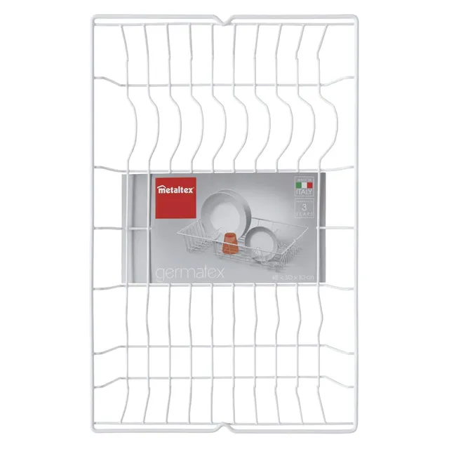 metaltex-germatex-gouttoir-vaisselle-48x30-cm-blanc image 1