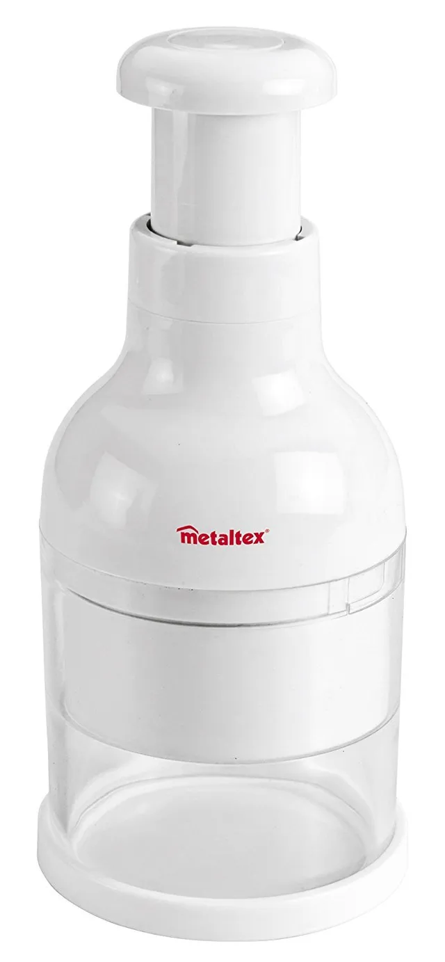 metaltex-251305-coupe-oignon-et-l-gumes-twist-hachoir-manivelle-acier-inoxydable image 1