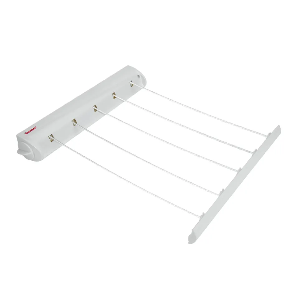 metaltex-portofino-s-choir-mural-extensible-21-m-5-fils-r-tractables-blanc image 1