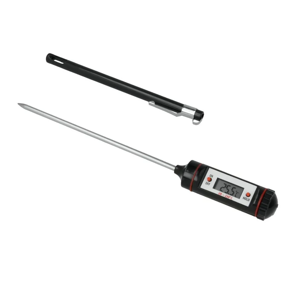 metaltex-thermom-tre-sonde-lectronique-noir-argent image 1