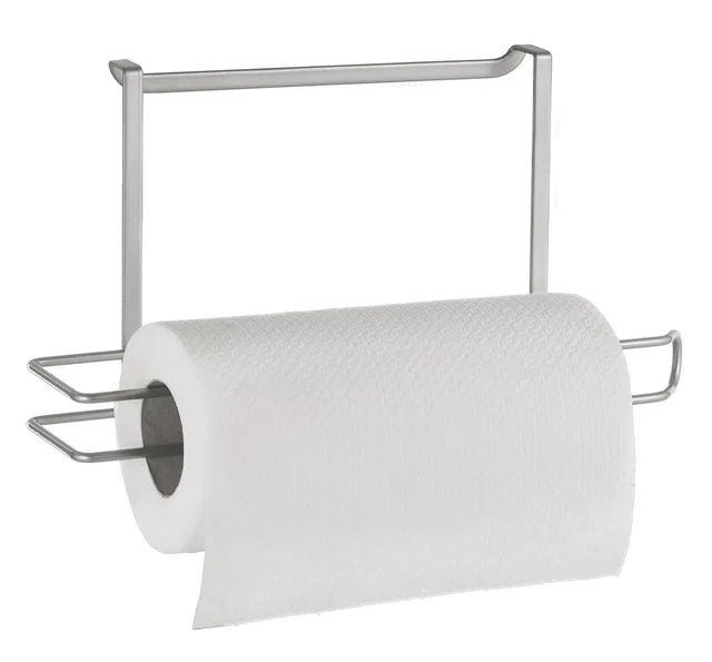 metaltex-galileo-porte-essuie-tout-mural-sans-percage-polytherm-blanc image 1