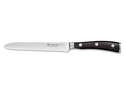 w-sthof-ikon-couteau-saucisson-14-cm-lame-dentel-e-manche-noir-double-mitre image 8
