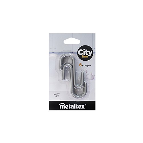 metaltex-city-line-crochets-muraux-avec-rev-tement-polytherme-gel-5-x-7-cm-gris image 7