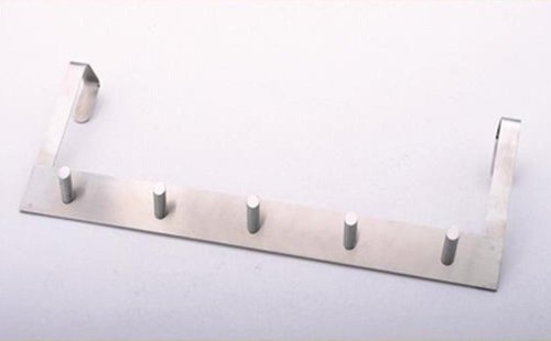 metaltex-barre-de-porte-5-crochets-inox-39x14-5-cm image 2