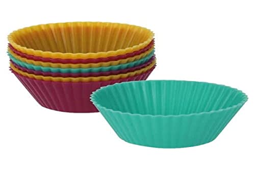 metaltex-caissettes-silicone-4-cm-lot-de-8-couleurs-assorties-compatible-lave-va image 2