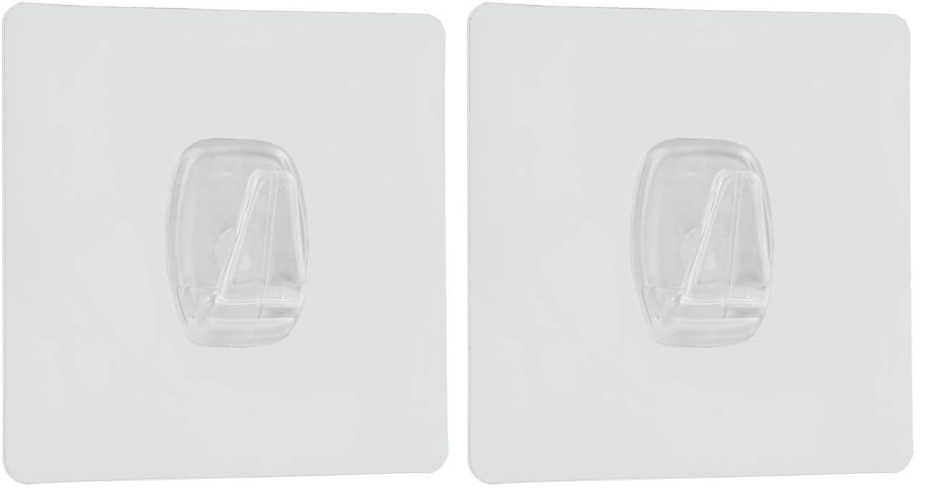 metaltex-u-fix-crochet-statique-transparent-r-utilisable-sans-colle-ni-vis image 2