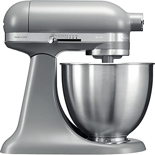 kitchenaid-mini-robot-de-cuisine-3-3-l-gris-mat-5ksm3311xefg image 2