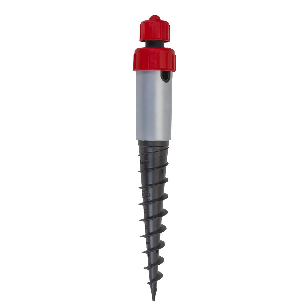 metaltex-ancre-visser-pour-s-choir-parapluie-avec-fourreau-argent-et-rouge image 1