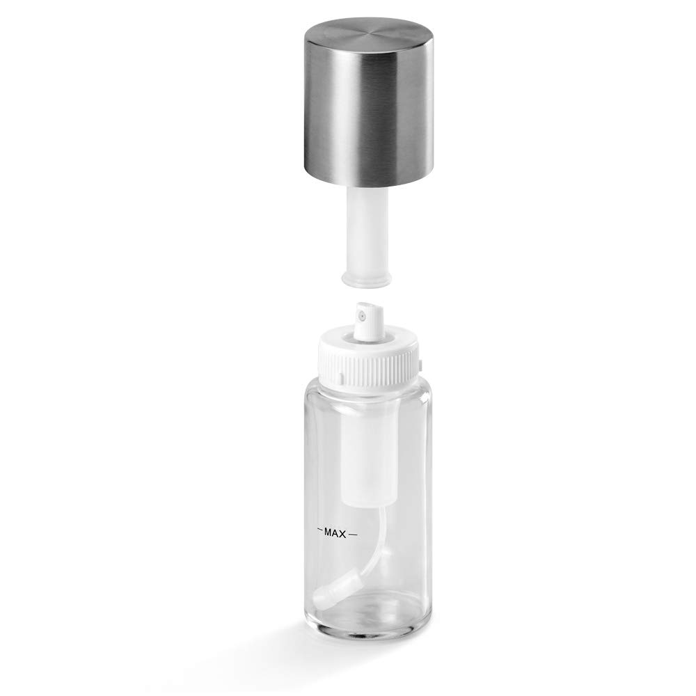 metaltex-spray-alimentaire-en-acier-inoxydable-avec-r-servoir-en-verre-rechargea image 2