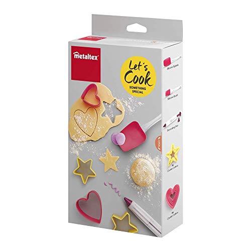metaltex-set-pour-cookies-14-outils-silicone-et-plastique-avec-stylo-de-d-corati image 6