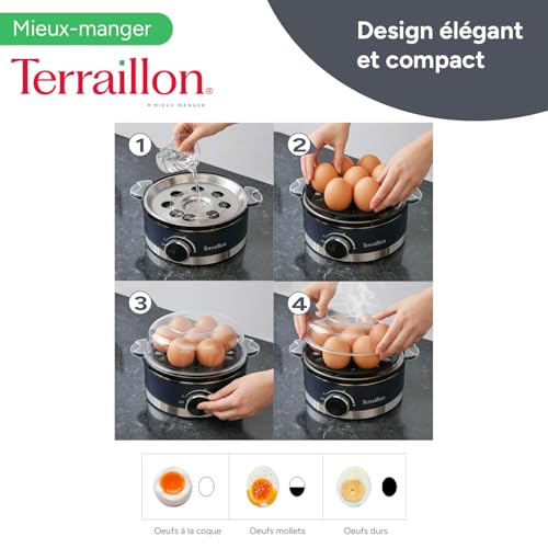 terraillon-new-moon-cuiseur-ufs-lectrique-7-ufs-410w-minuteur-int-gr-bleu image 8