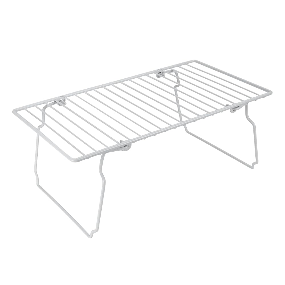 metaltex-pont-de-rangement-empilable-et-pliable-37-x-20-cm-blanc image 2