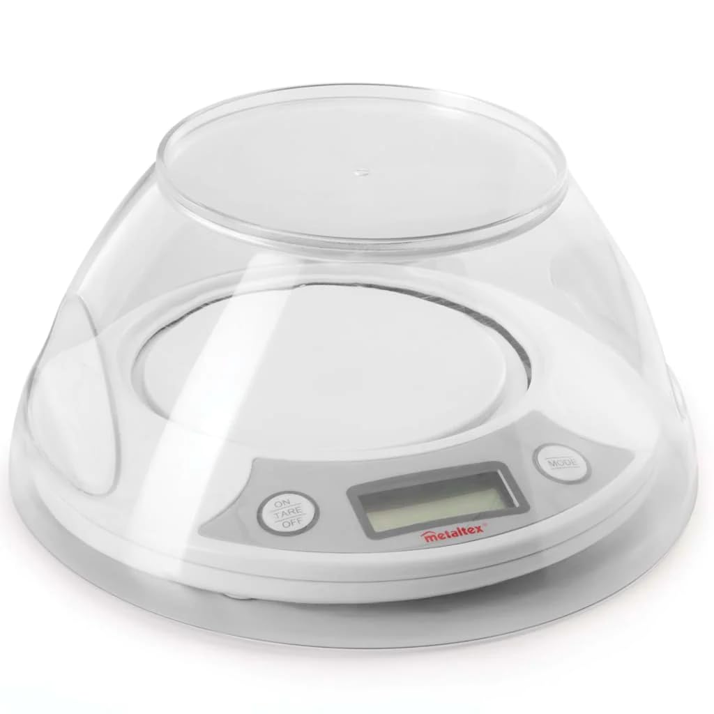 metaltex-balance-de-cuisine-digitale-avec-bol-5-kg-p-se-aliments-pr-cis-avec-fon image 1