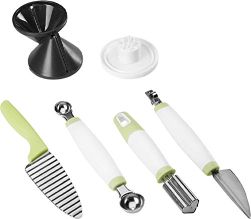 metaltex-set-d-coration-culinaire-5-outils-couteau-garnir-emporte-pi-ces-coupe-o image 7