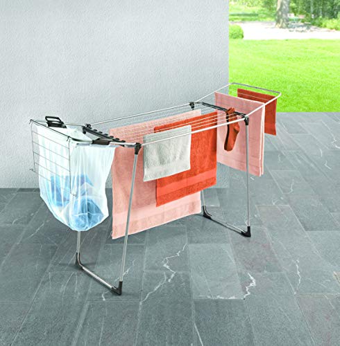 metaltex-s-choir-rabats-tempest-18-m-tres-de-linge-pliable-avec-2-supports-chaus image 5
