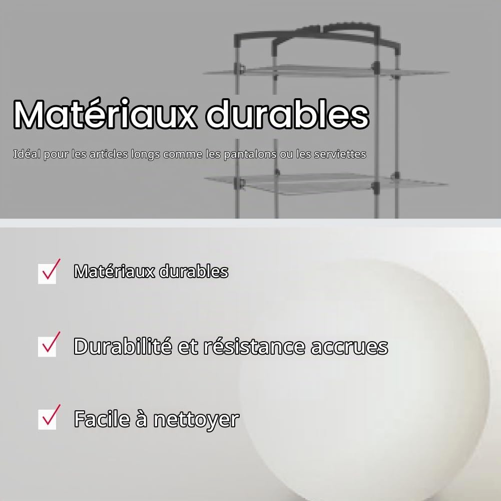 metaltex-s-choir-linge-tour-faro-plus-pliable-3-niveaux-28-m-tres-avec-roulettes image 5