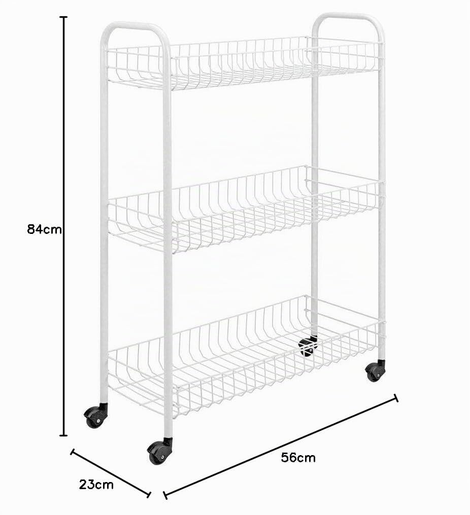 metaltex-slim-341403-chariot-multiusage-3-tiroirs-blanc image 5