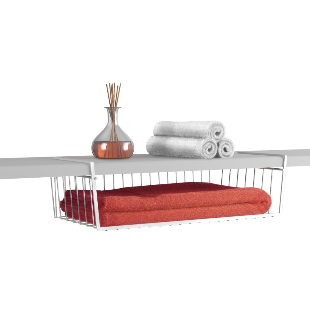 metaltex-babatex-corbeille-suspendre-blanc-panier-de-rangement-m-tal-plastifi-30 image 2