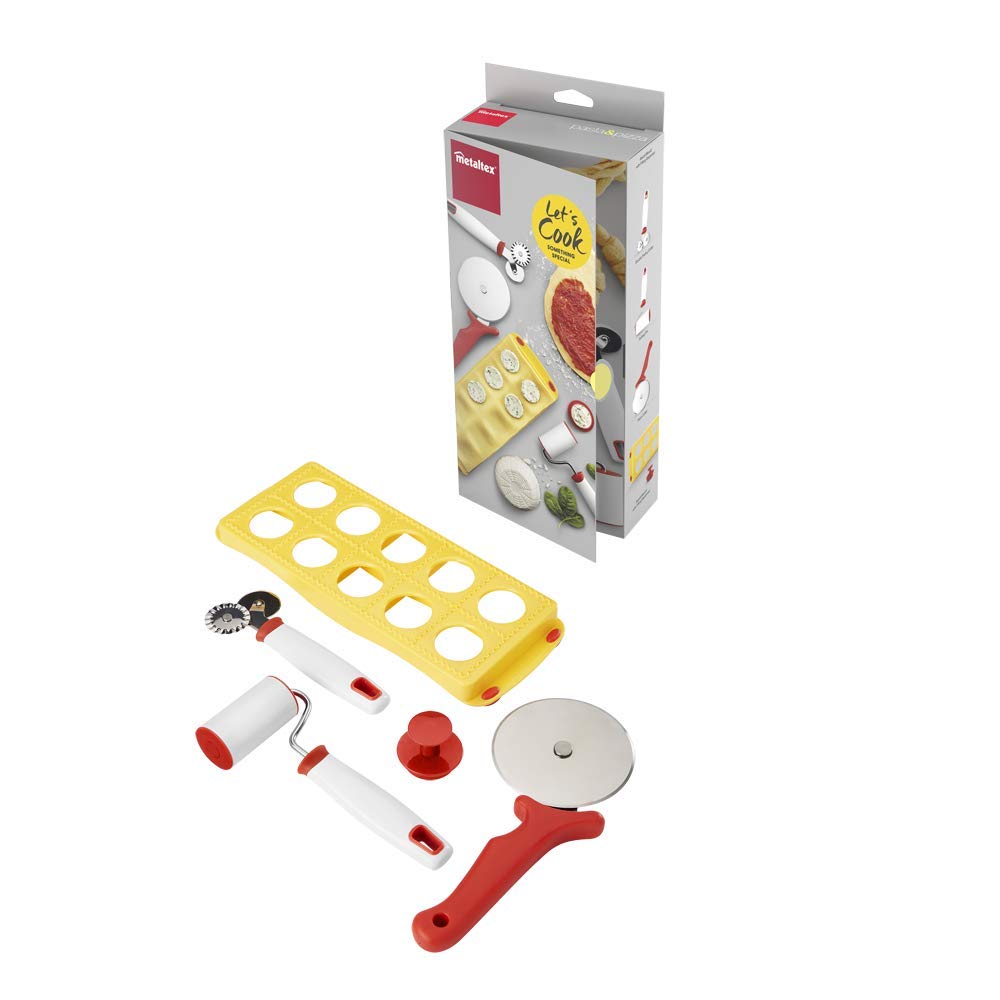 metaltex-set-pour-pasta-pizzas-roulette-rouleau-moule-raviolis-avec-poussoir-4-p image 4
