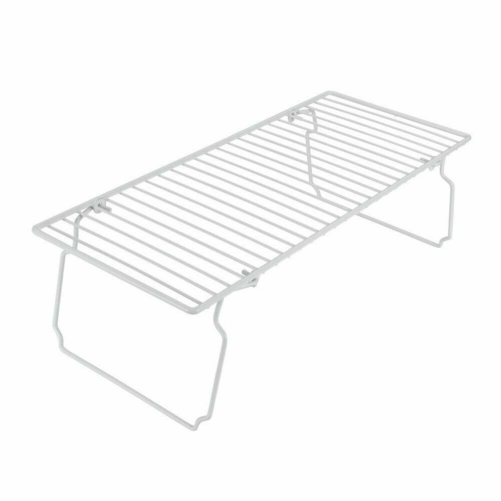 metaltex-totem-pont-de-rangement-pliable-47x21x14-cm-blanc image 1