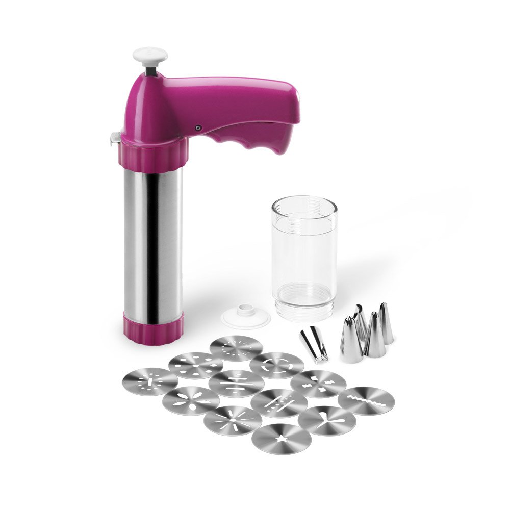 metaltex-pistolet-de-d-coration-p-tissi-re-avec-5-douilles-et-12-disques image 1