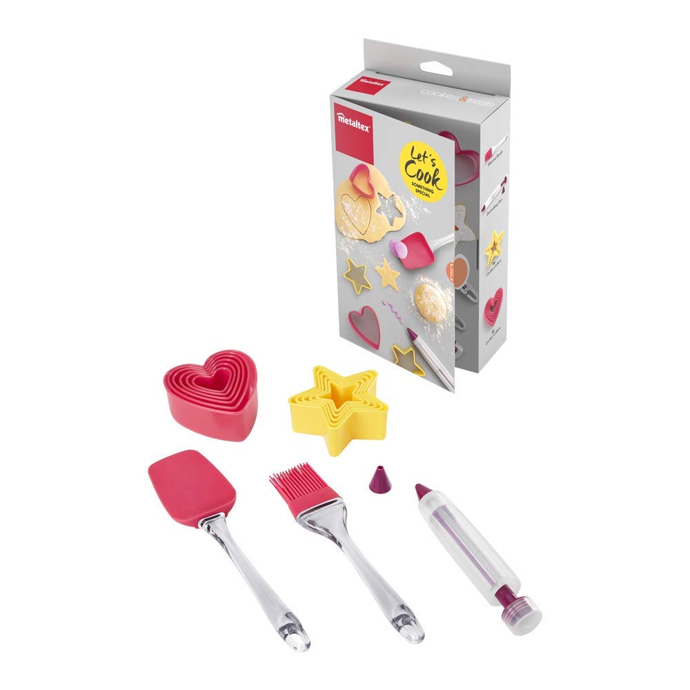 metaltex-set-pour-cookies-14-outils-silicone-et-plastique-avec-stylo-de-d-corati image 4